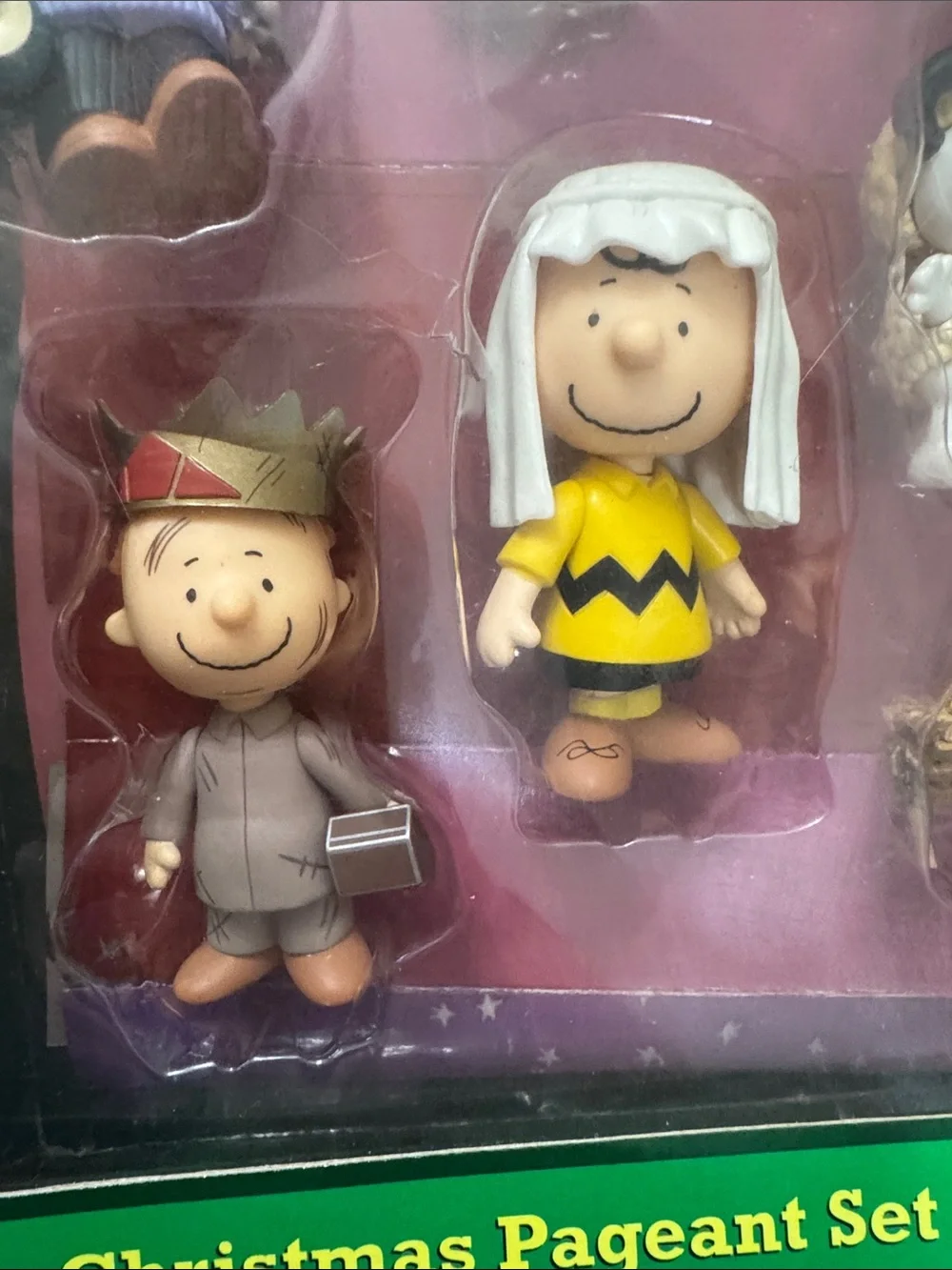 Peanuts Mini Figure Nativity Set CHRISTMAS PLAY 2010 Pageant Fold-Out Stage Box